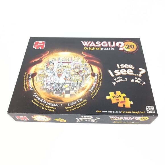 WASGIJ? No. 20 Jumbo "Fishy Business" 1000 Piece Jigsaw Original Puzzle - GUC - Picture 12 of 12
